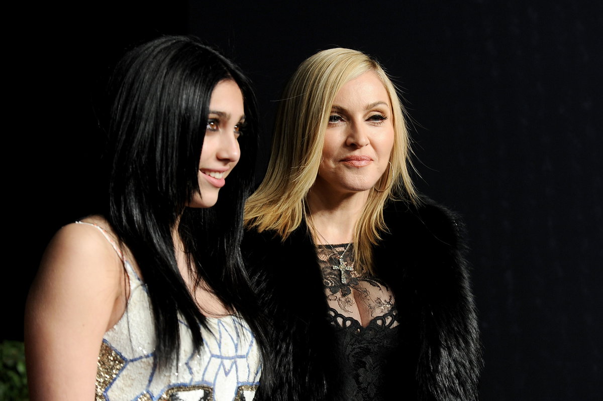 Madonna mit ihrer Tochter Lourdes Leon