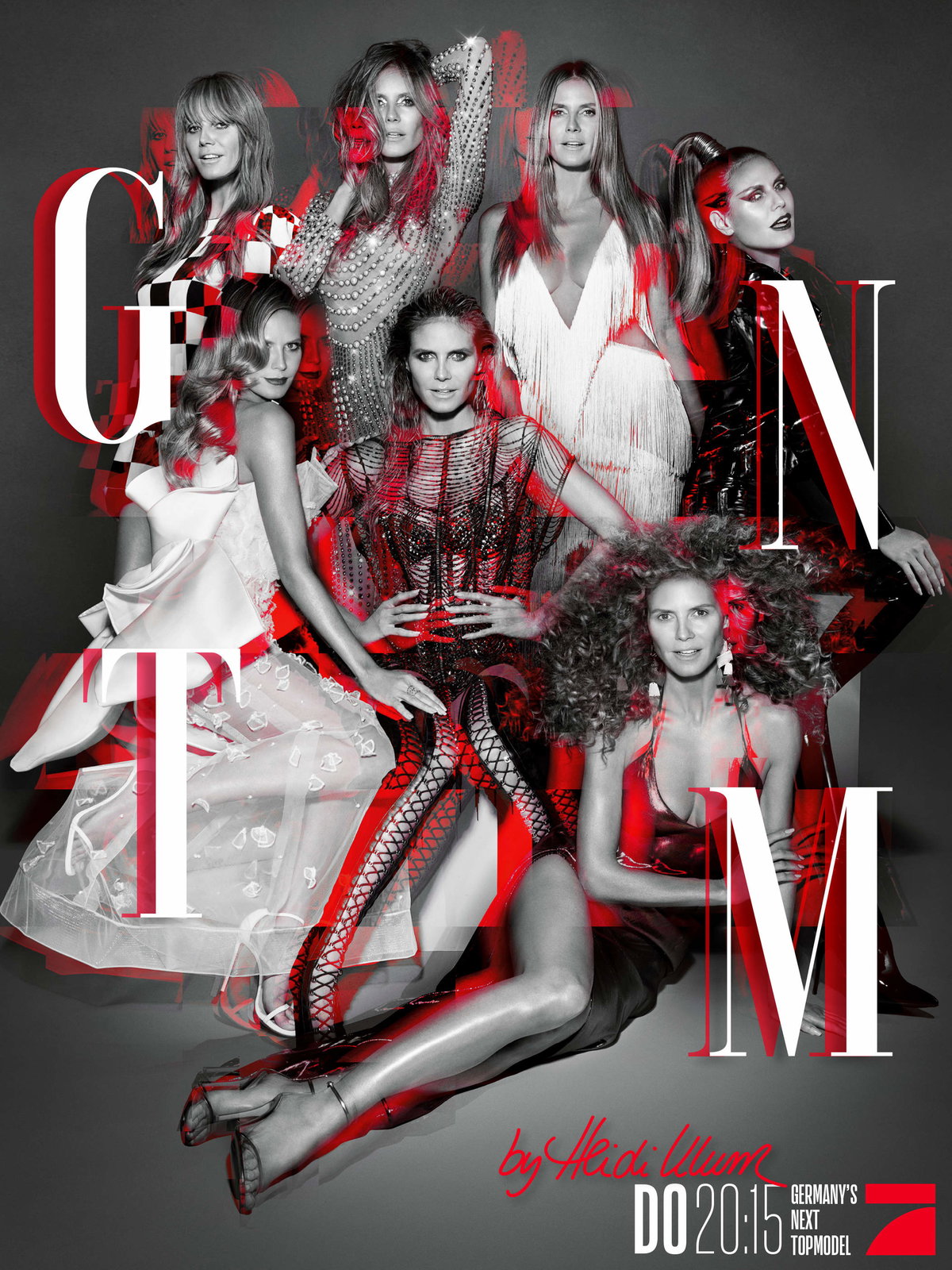 Heidi Klum im Kampagnenmotiv 2019 von GNTM