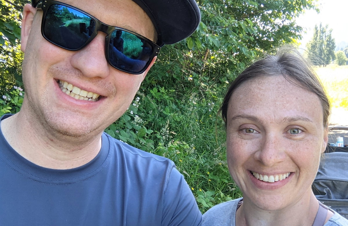 Janina Reimann und ihr Verlobter