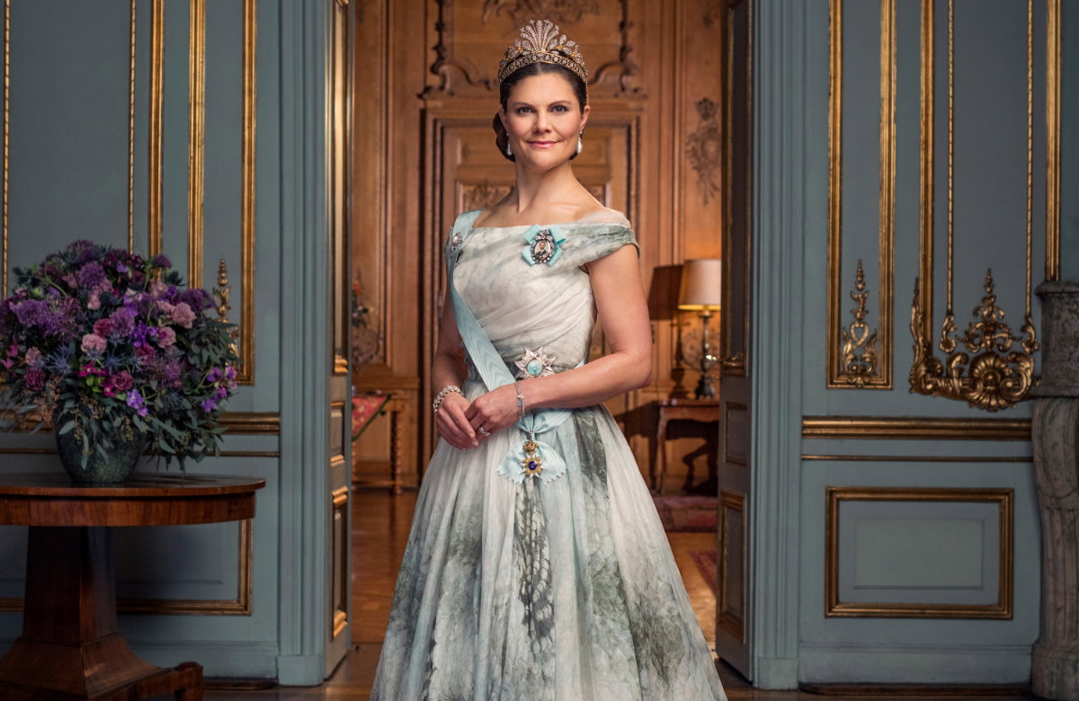 Victoria von Schweden im Abendkleid