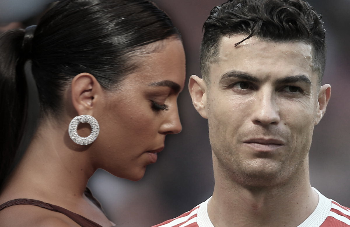 Georgina Rodriguez und Cristiano Ronaldo traurig
