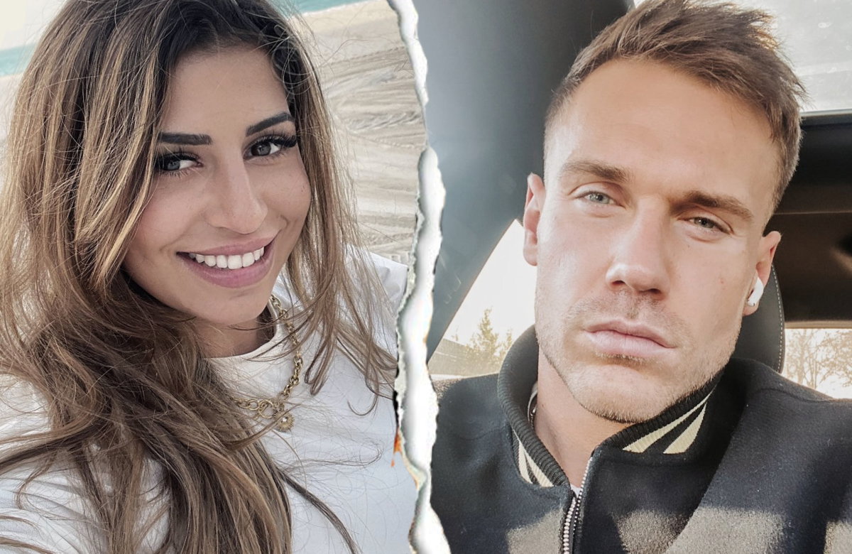 Eva Benetatou und Chris Broy mit einem Trennungsriss