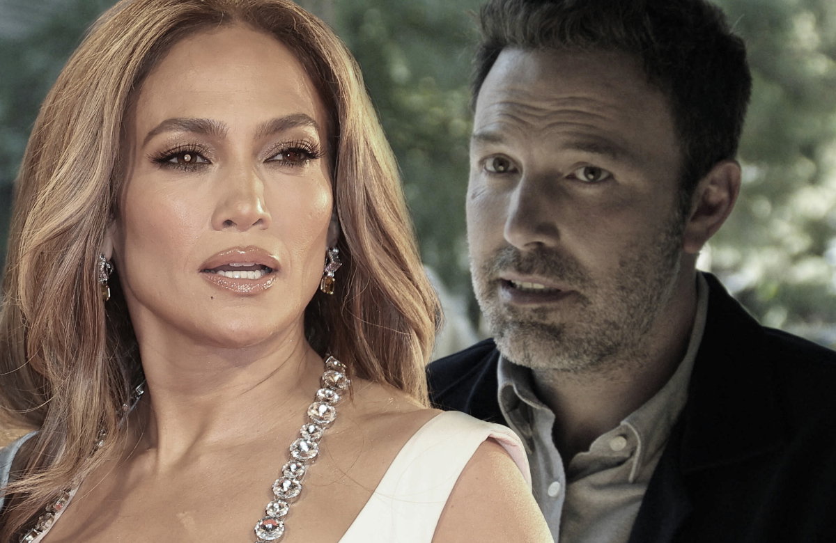 Ben Affleck und Jennifer Lopez schauen ernst