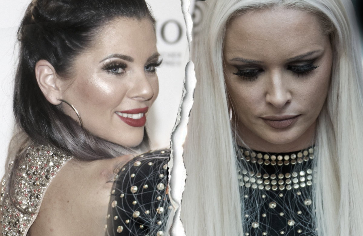 Jenny Frankhauser, Riss, Daniela Katzenberger, Bildmontage