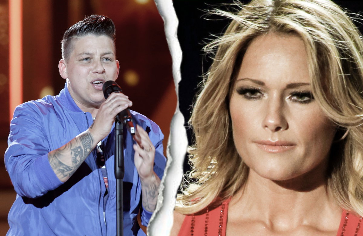 Kerstin Ott und Helene Fischer ernst
