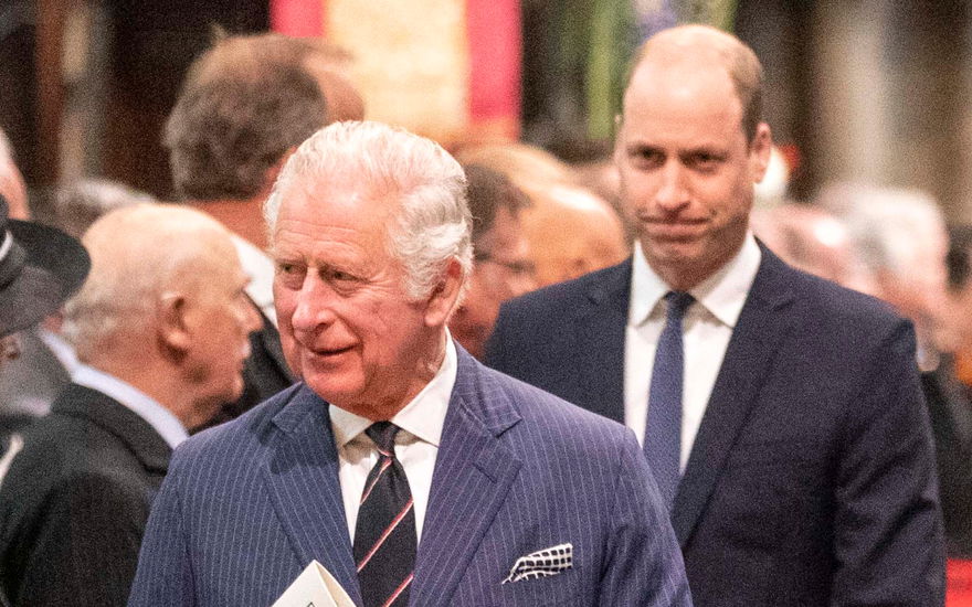 Prinz William geht hinter Charles