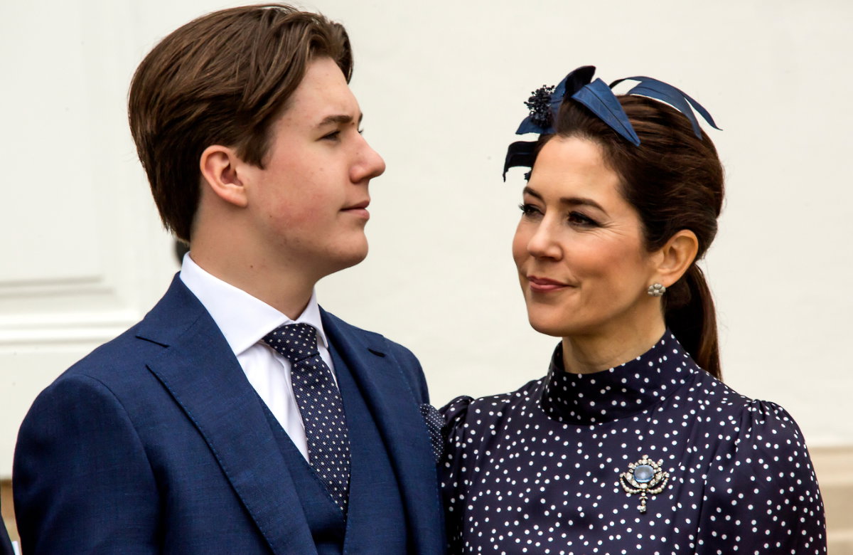 Prinz Christian und seine Mutter Prinzessin Mary von Dänemark.