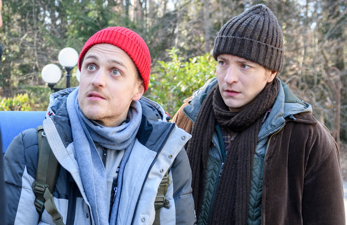 Max und Gerry schauen besorgt