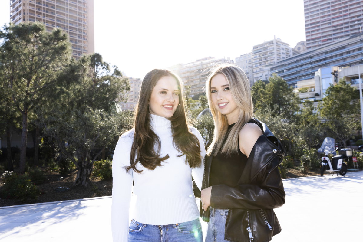 Davina und Shania Geiss bei we Love Monaco