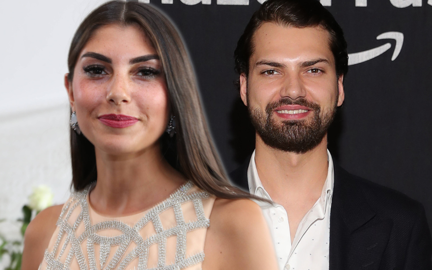 Yeliz Koc und Jimi Blue Ochsenknecht lächeln