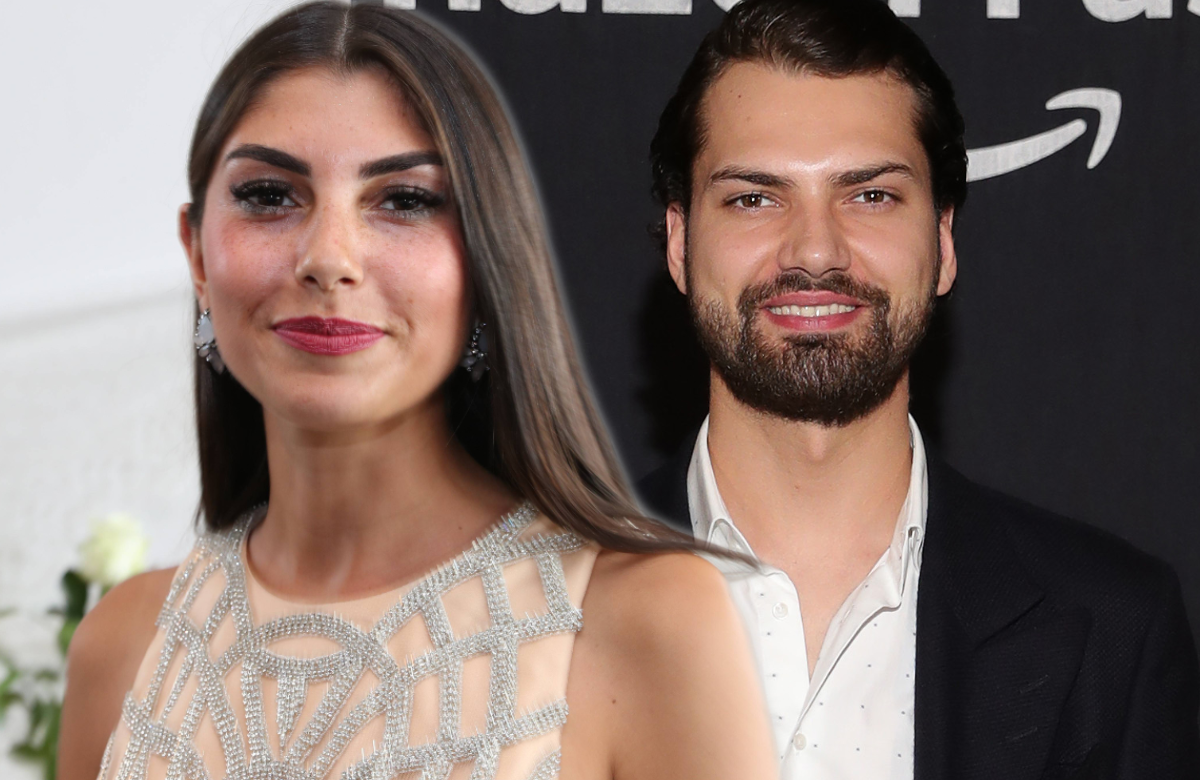 Yeliz Koc und Jimi Blue Ochsenknecht lächeln
