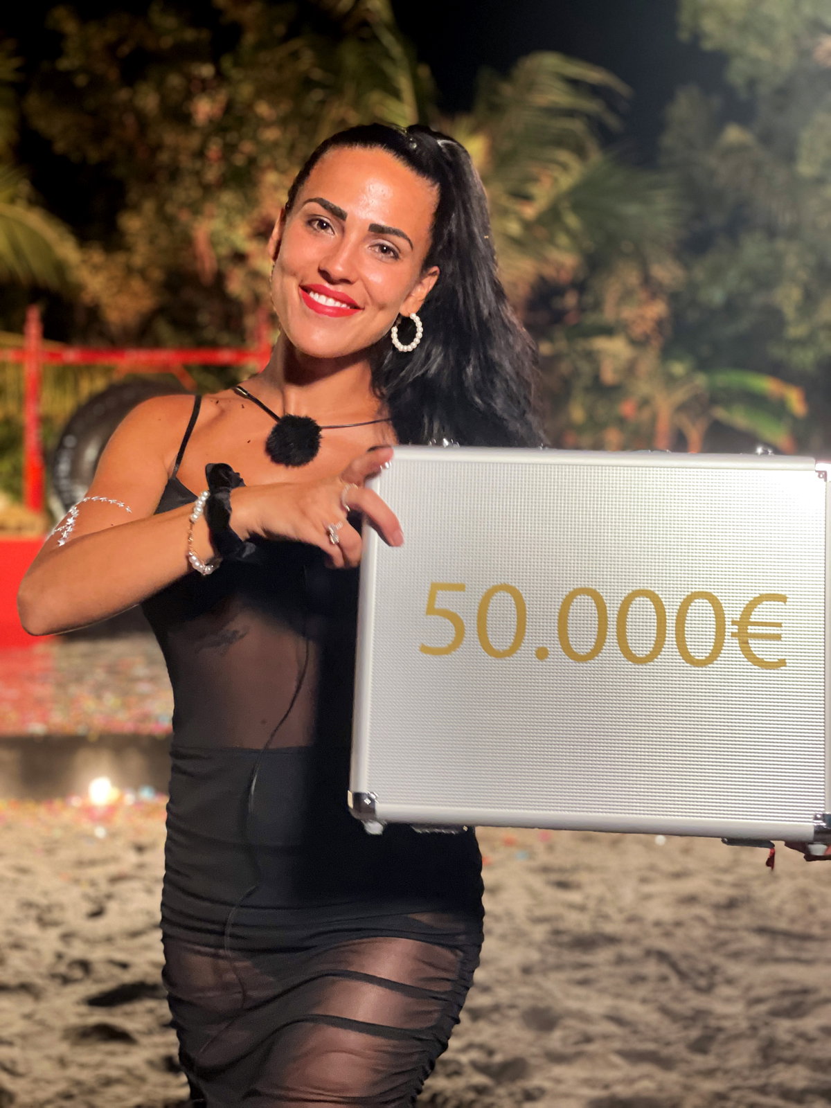 Elena Miras nach ihrem Sieg bei KdR