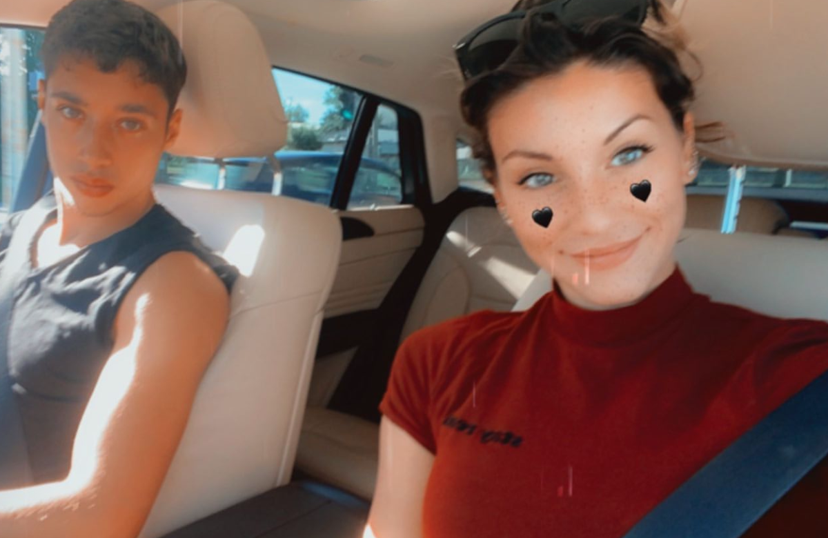 René Casselly und Quincy Azzario im Auto