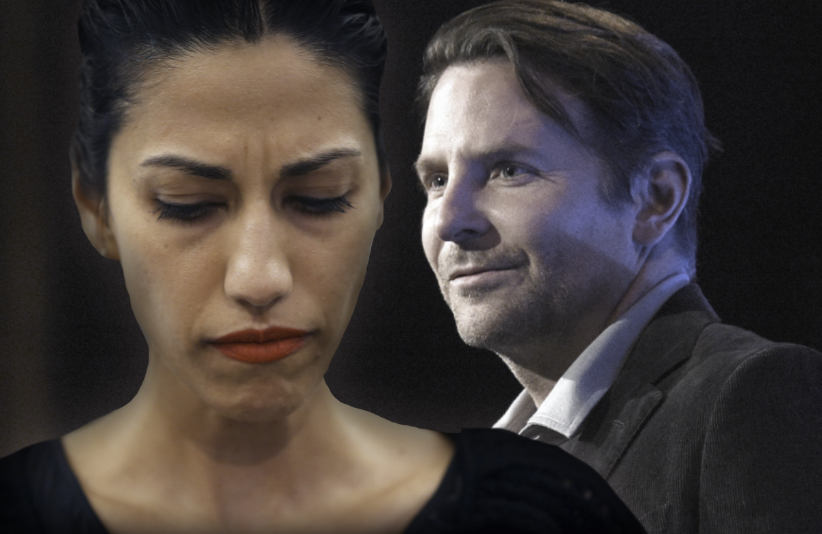 Huma Abedin traurig und niedergeschagen - Bradley Cooper nachdenklich