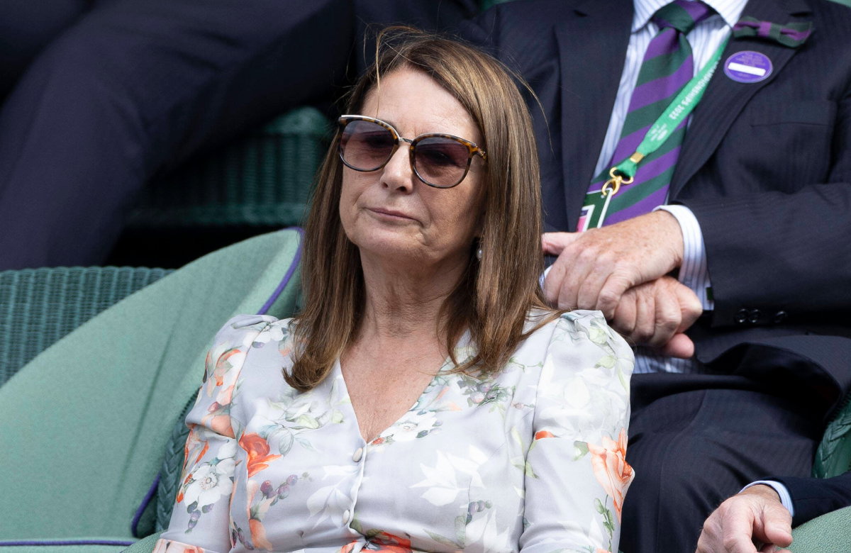 Carole Middleton schaut böse