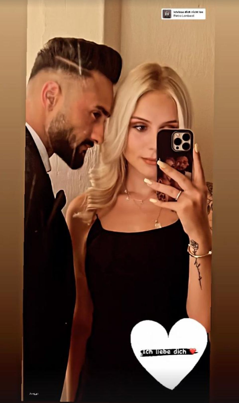Estefania Wollny macht mit Freund Ali ein Selfie