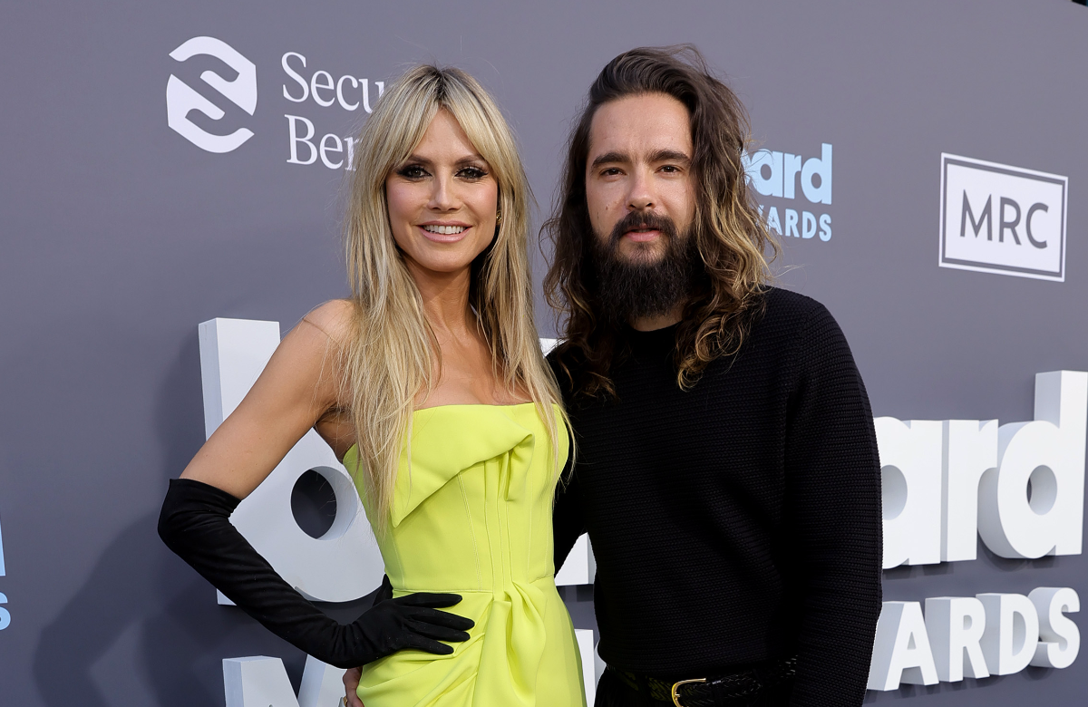 Heidi Klum und Tom Kaulitz posieren glücklich