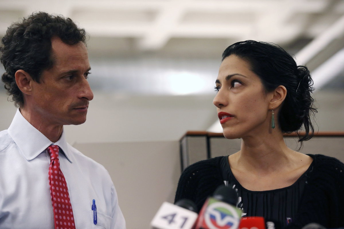 Huma Abedin und Anthony Weiner - Sexting-Skandal