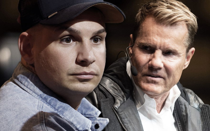Pietro Lombardi und Dieter Bohlen gucken beide ernst