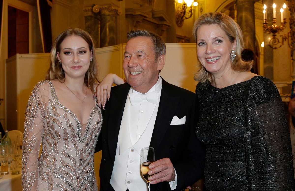 Roland Kaiser mit seiner Tochter Annalena Kaiser und seiner Frau Silvia