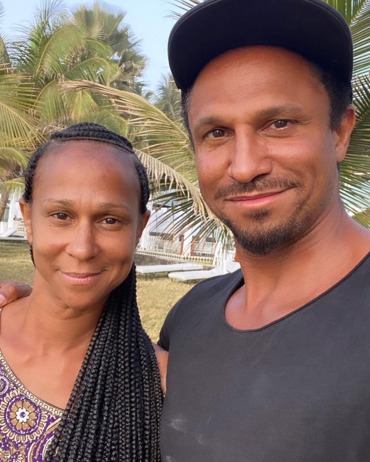 Daniel Aminati mit seiner verstorbenen Schwester