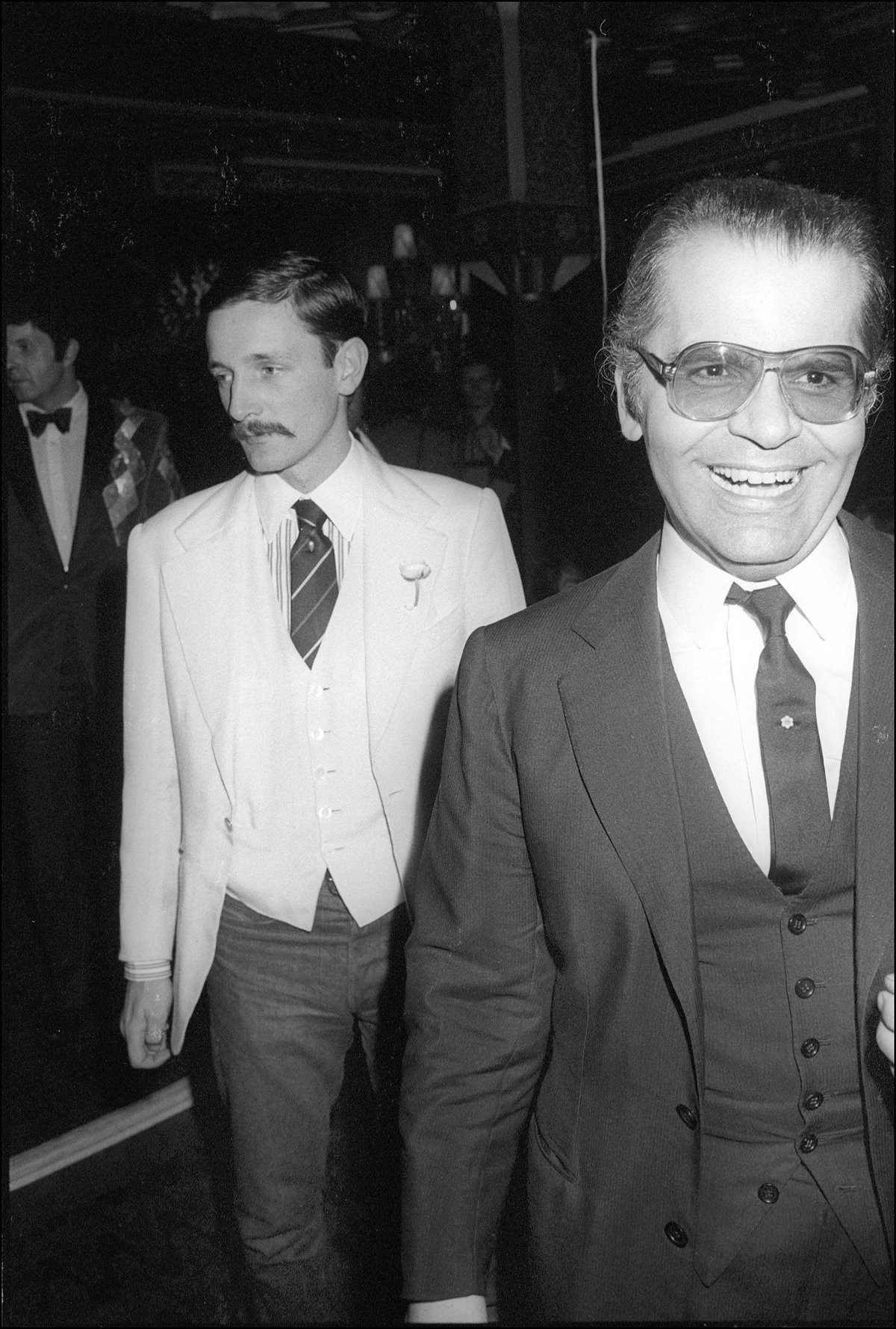 Jacques De Bascher und Karl Lagerfeld 1978