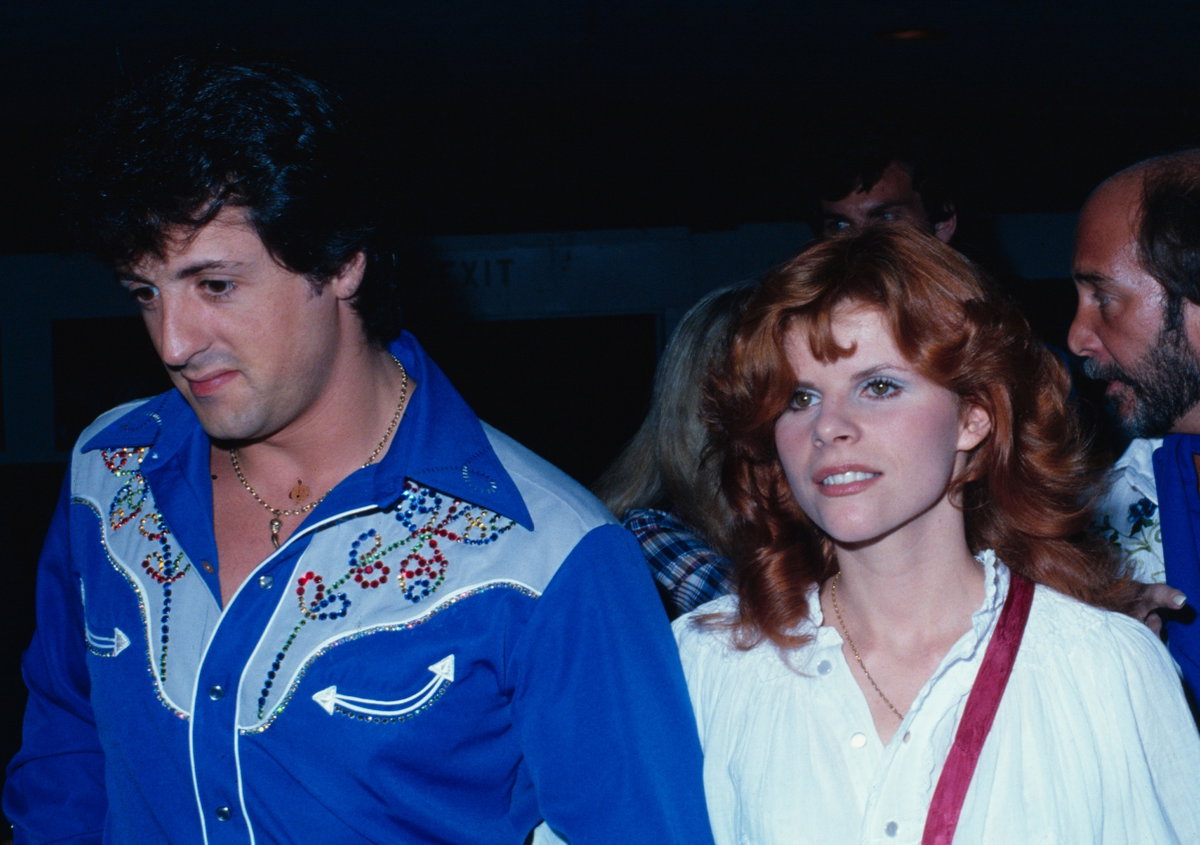 Sylvester Stallone mit seiner ersten Ehefrau Sasha Czack