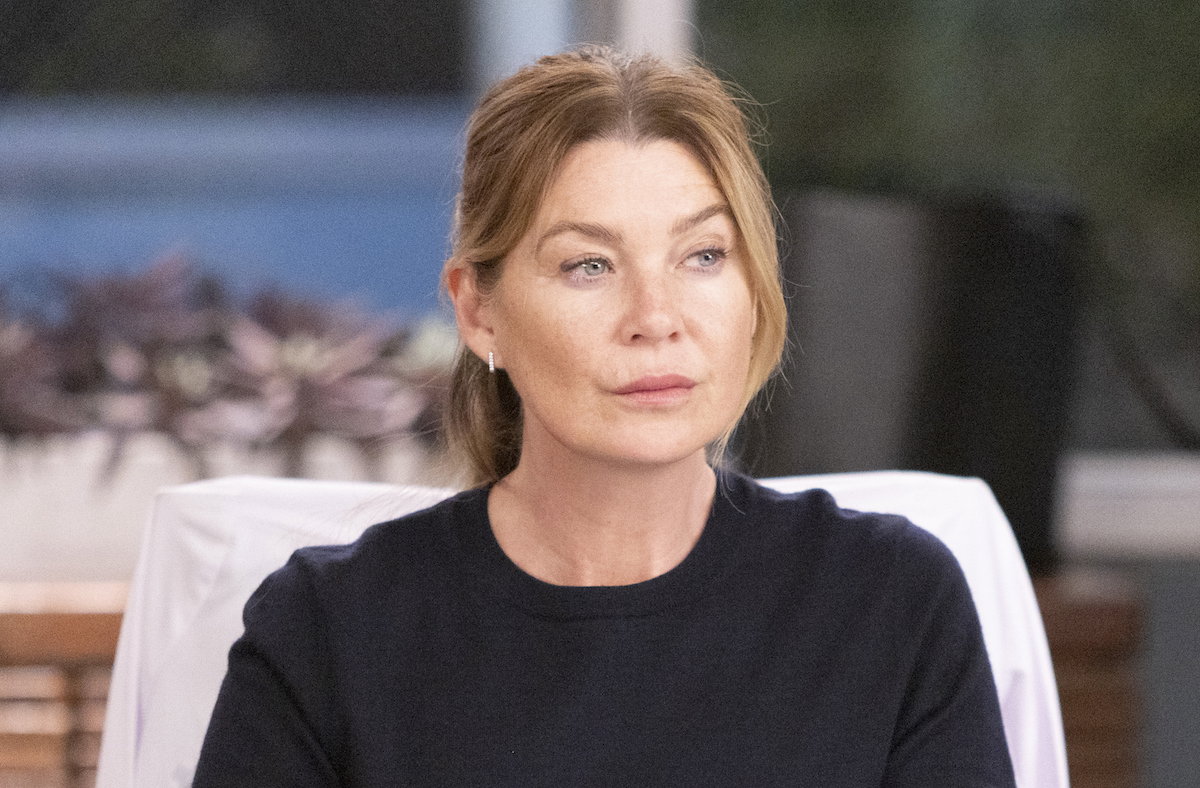 Ellen Pompeo sieht traurig zur Seite