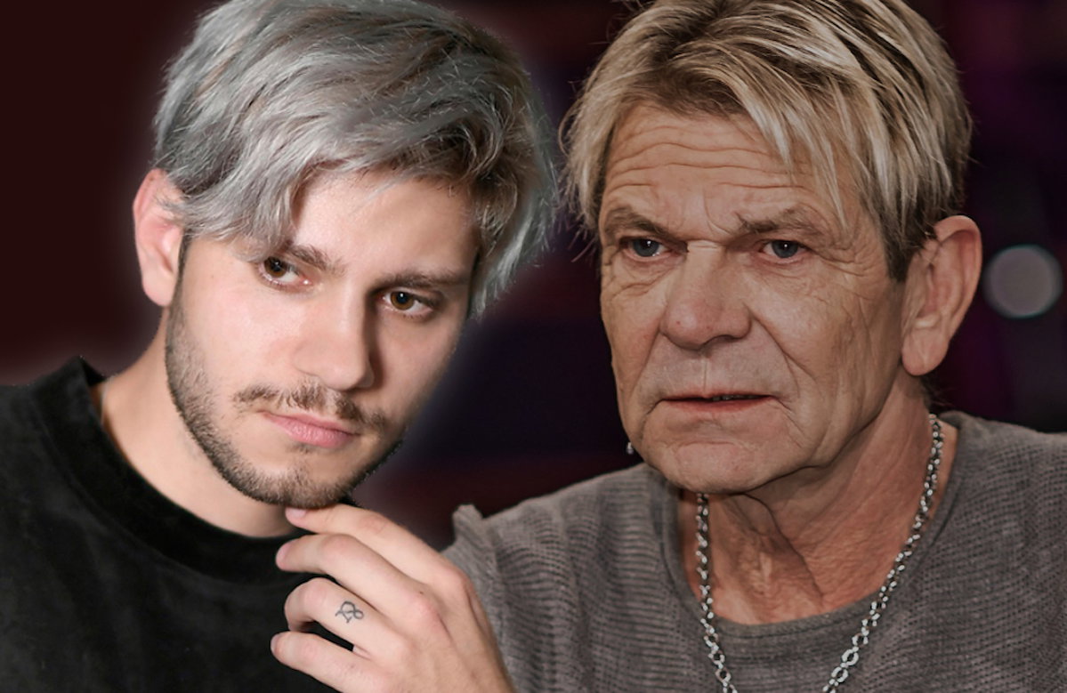 Julian und Matthias Reim ernst