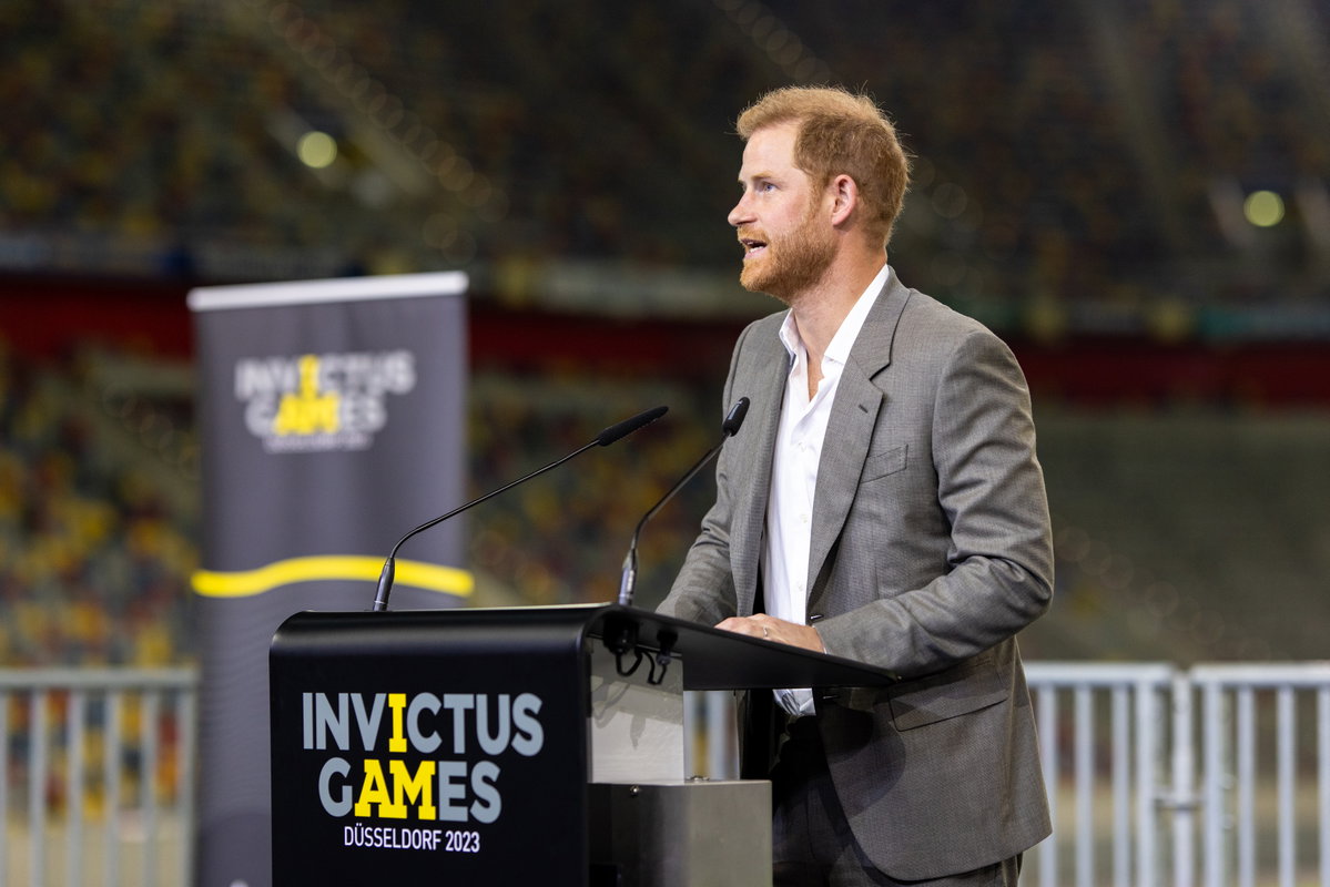 Prinz Harry spricht über die "Invictus Games 2023"