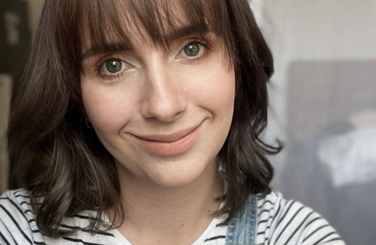 Selfie von Anna Heiser mit braunen Haaren