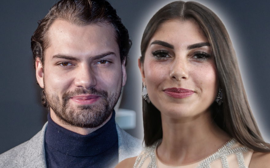 Yeliz Koc und Jimi Blue Ochsenknecht lächeln leicht