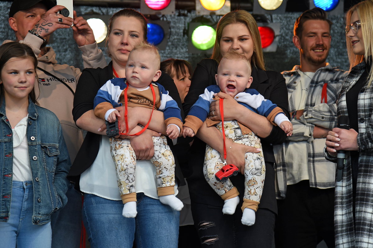 Sarafina und Sylvana Wollny mit Emory und Casey