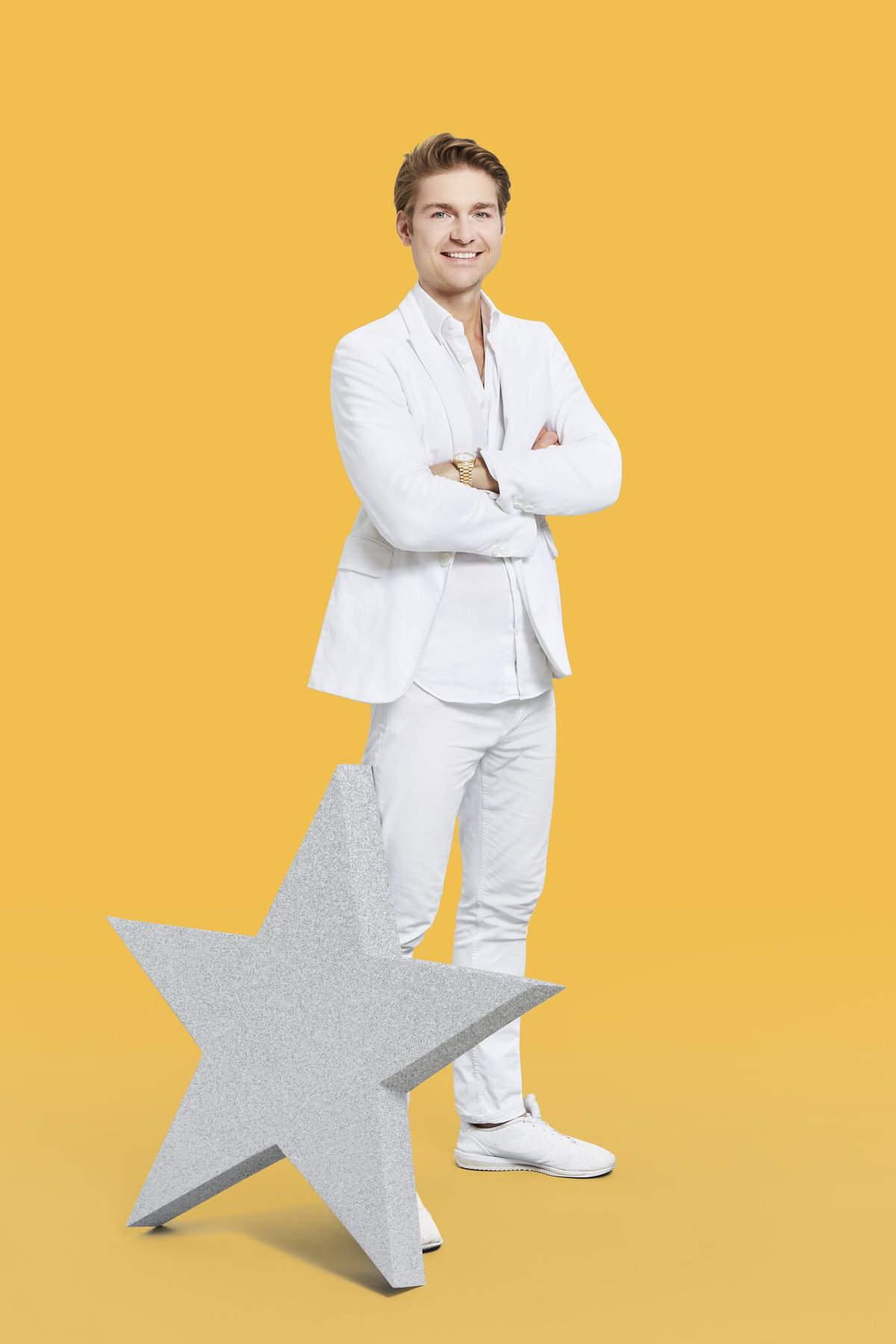 Jeremy Fragrance in seinem Signature Look (Promi Big Brother)