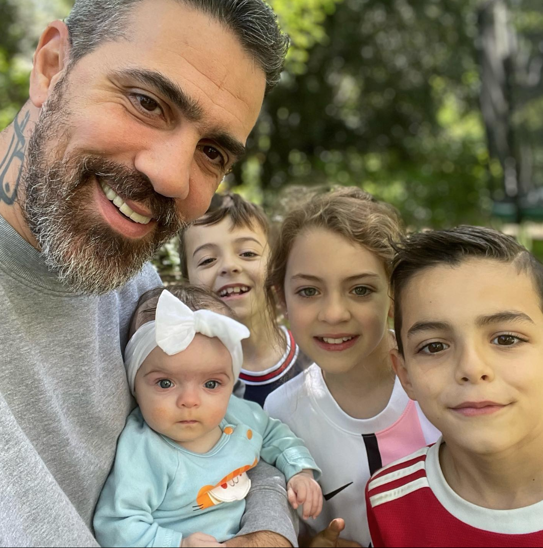 Selfie Bushido mit Kindern