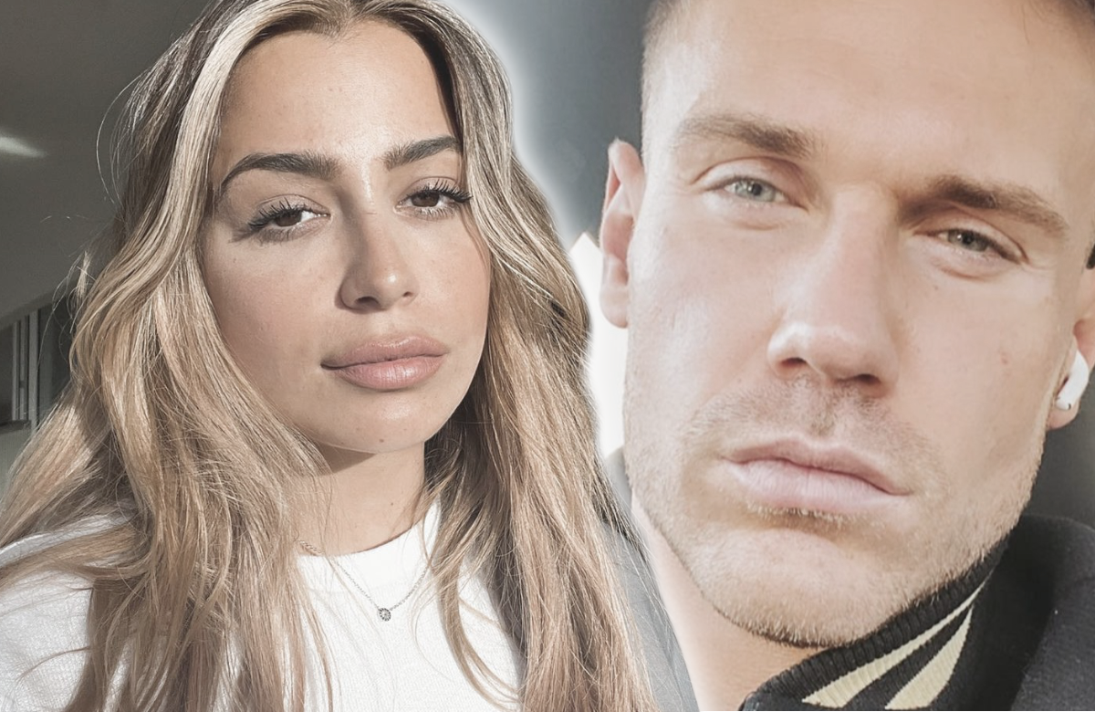 Jenefer Riili und Chris Broy gucken ernst, Collage