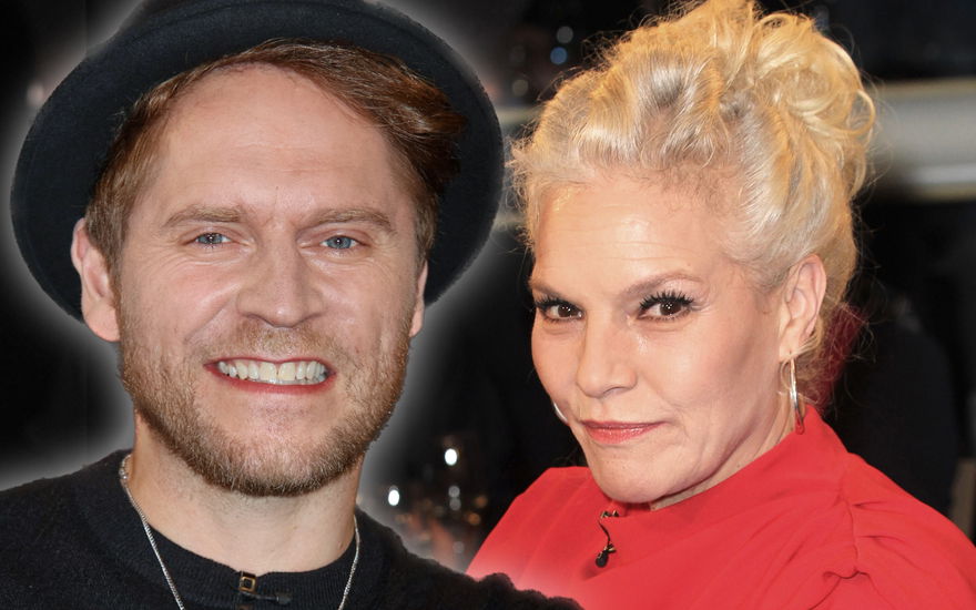 Johannes Oerding und Ina Müller glücklich