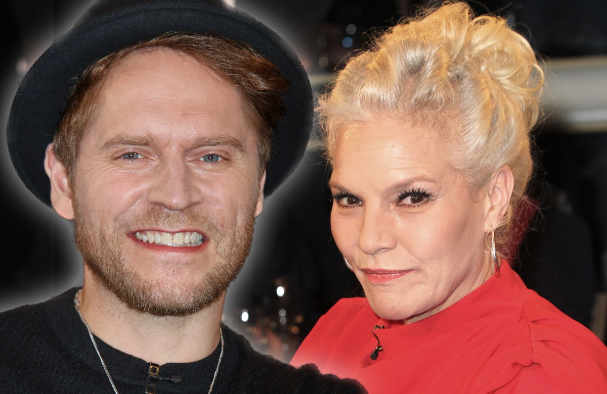 Johannes Oerding und Ina Müller glücklich