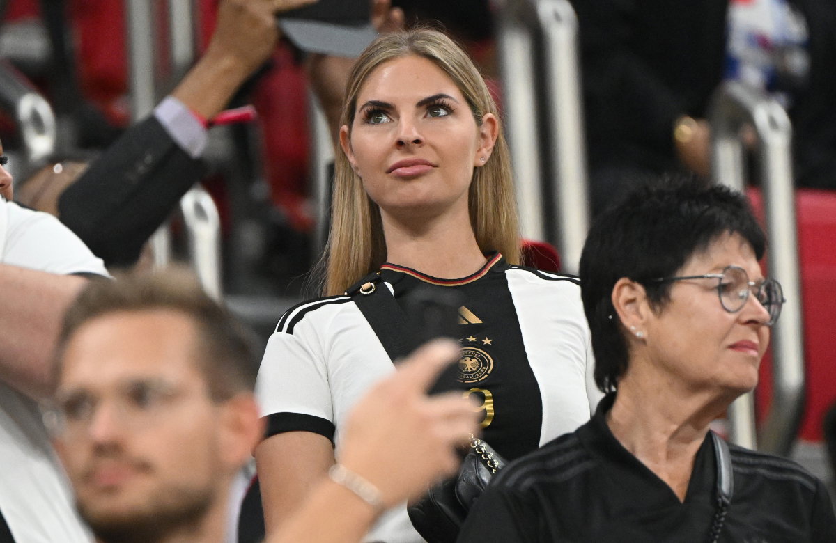 Lisa Füllkrug bei der WM 2022 in Katar beim Spiel Deutschland gegen Spanien