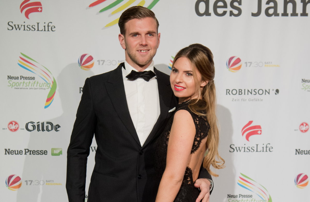 Niclas und Lisa Füllkrug bei der Gala "Sportler des Jahres"