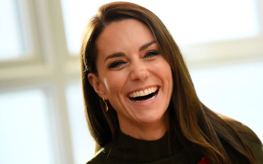 Prinzessin Kate lacht