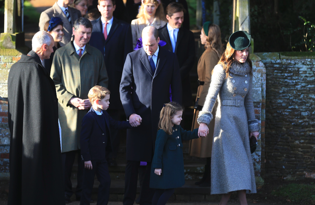 Weihnachten bei den britischen Royals: Kate, William und Familie beim Gottesdienst in Sandringham