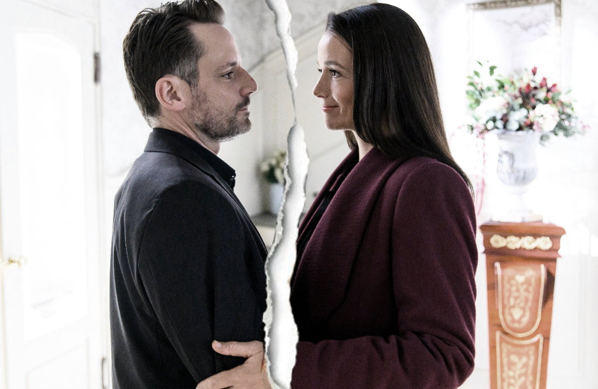 Justus und Jenny stehen sich bei "Alles was zählt" gegenüber