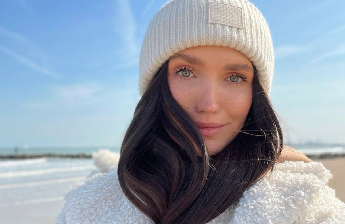 Selfie von Anna Adamyan am Strand