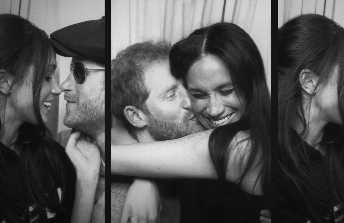 Prinz Harry und Herzogin Meghan turteln miteinander