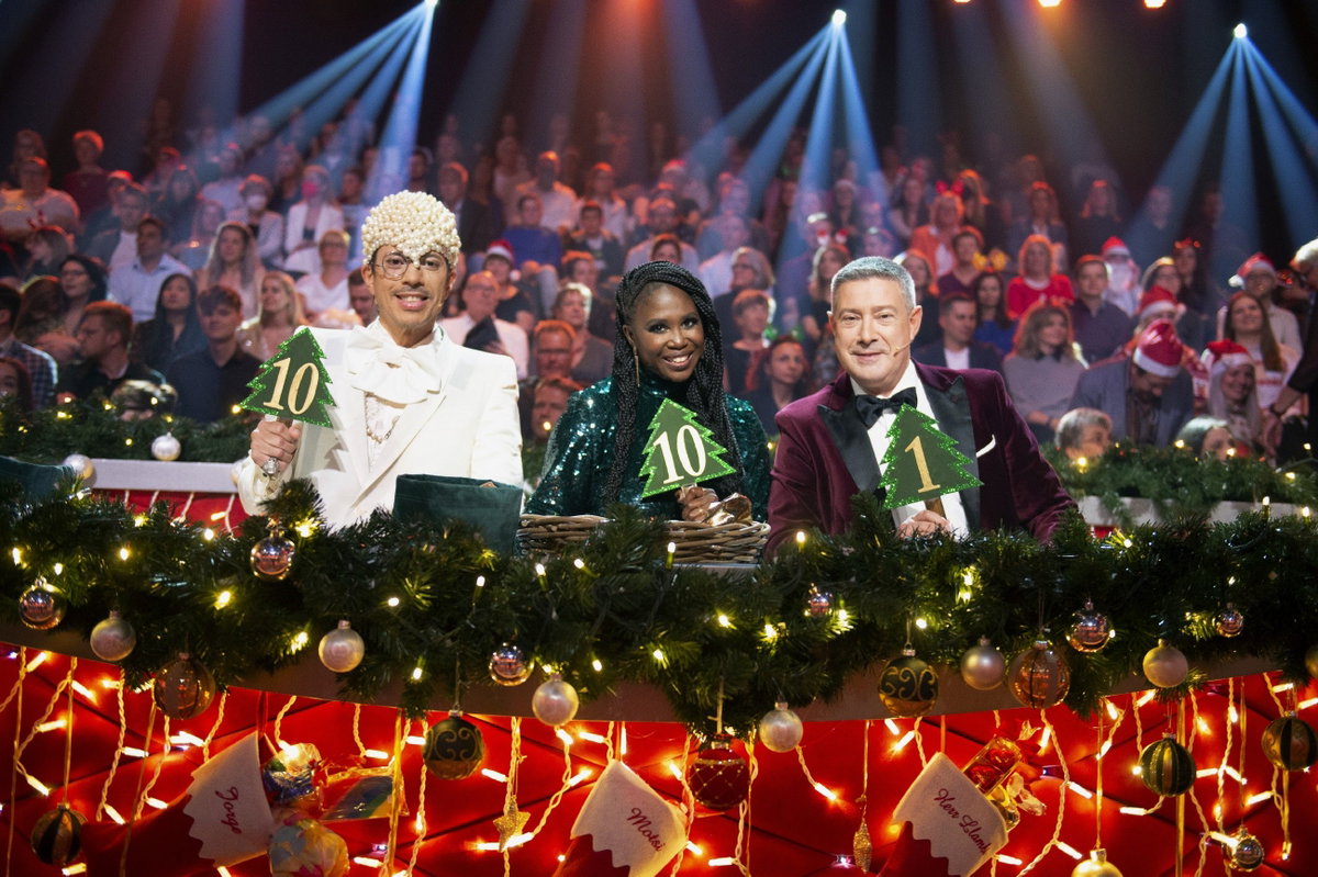 Die "Let's Dance"-Jury beim Weihnachtsspecial