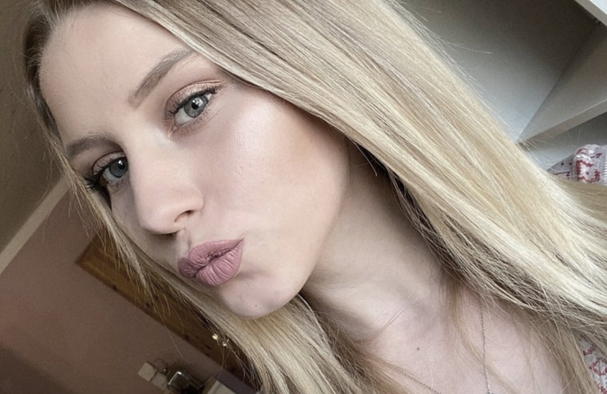 Loredana Wollny mit Kussmund