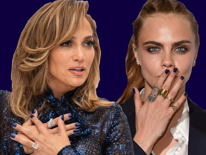 Midnight Nails: Stars lieben dunkelblaue Nägel