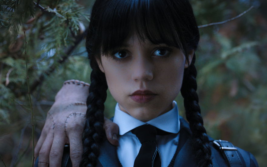 Jenna Ortega als Wednesday Addams