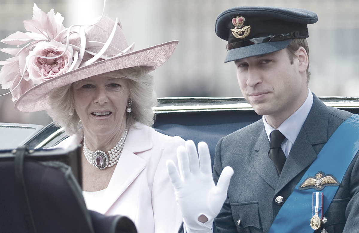 Camilla und Prinz William 2012